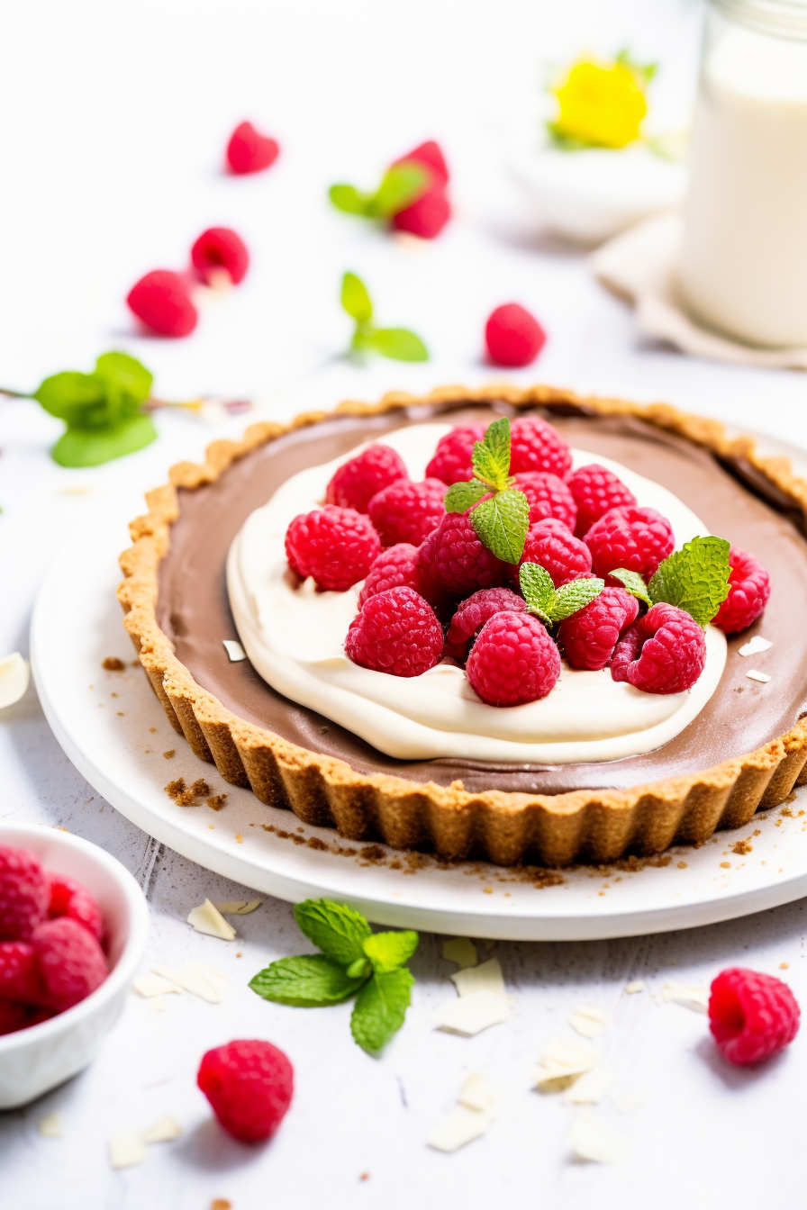 Keto Chocolate Mousse Tart