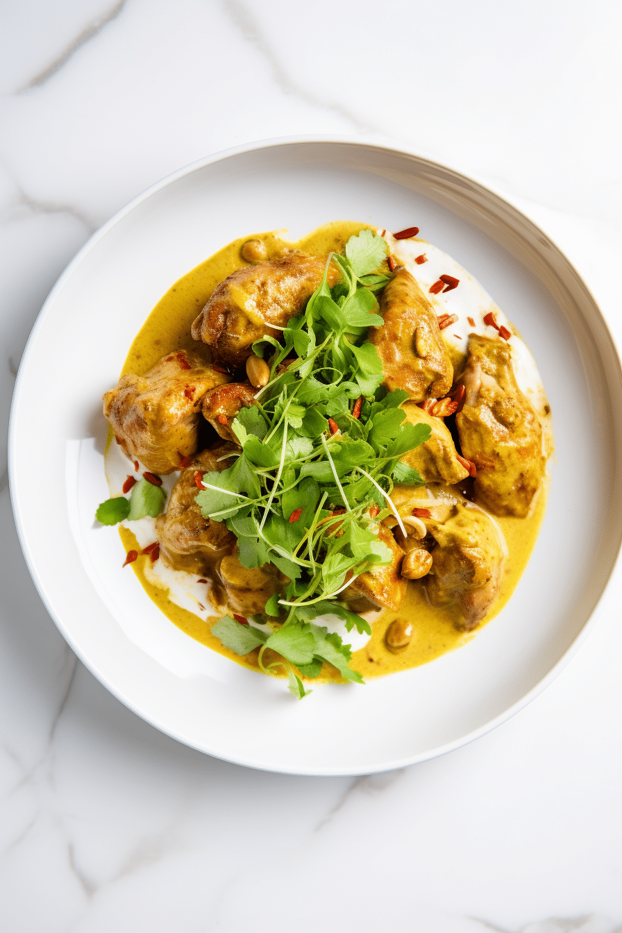 Keto Coconut Curry Chicken Cooking