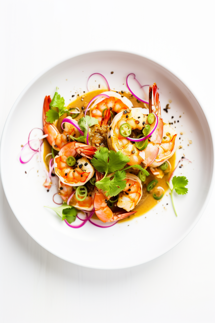 Ingredients for Keto Coconut Curry Shrimp