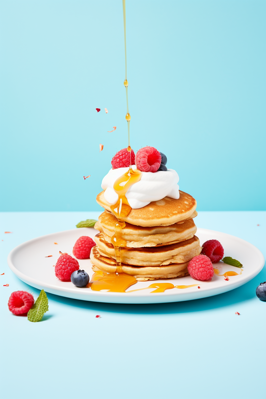 Ingredients for Keto Coconut Flour Pancakes