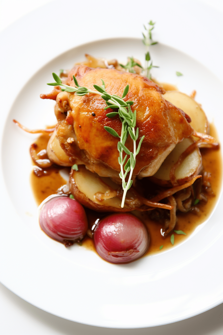 Keto Coq au Vin Cooking Process
