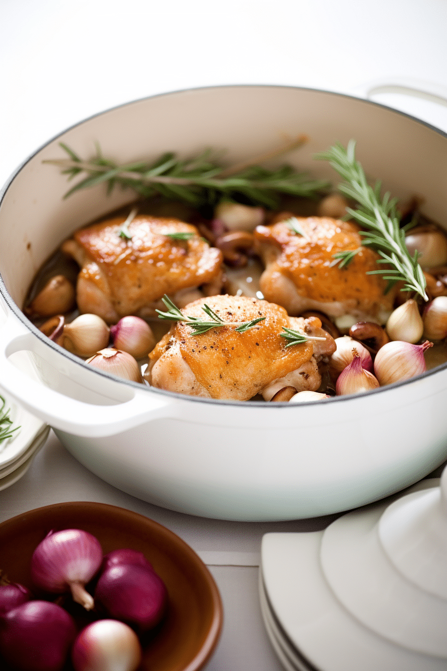 Ingredients for Keto Coq au Vin