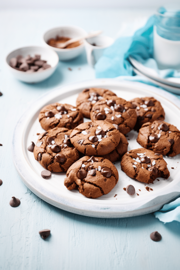 Keto Double Chocolate Chip Cookies_001