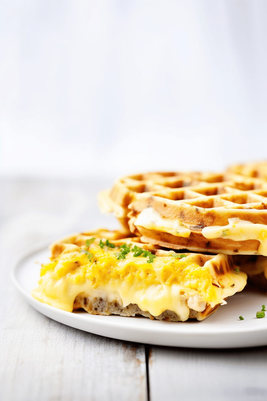 Keto Egg and Cheese Chaffle