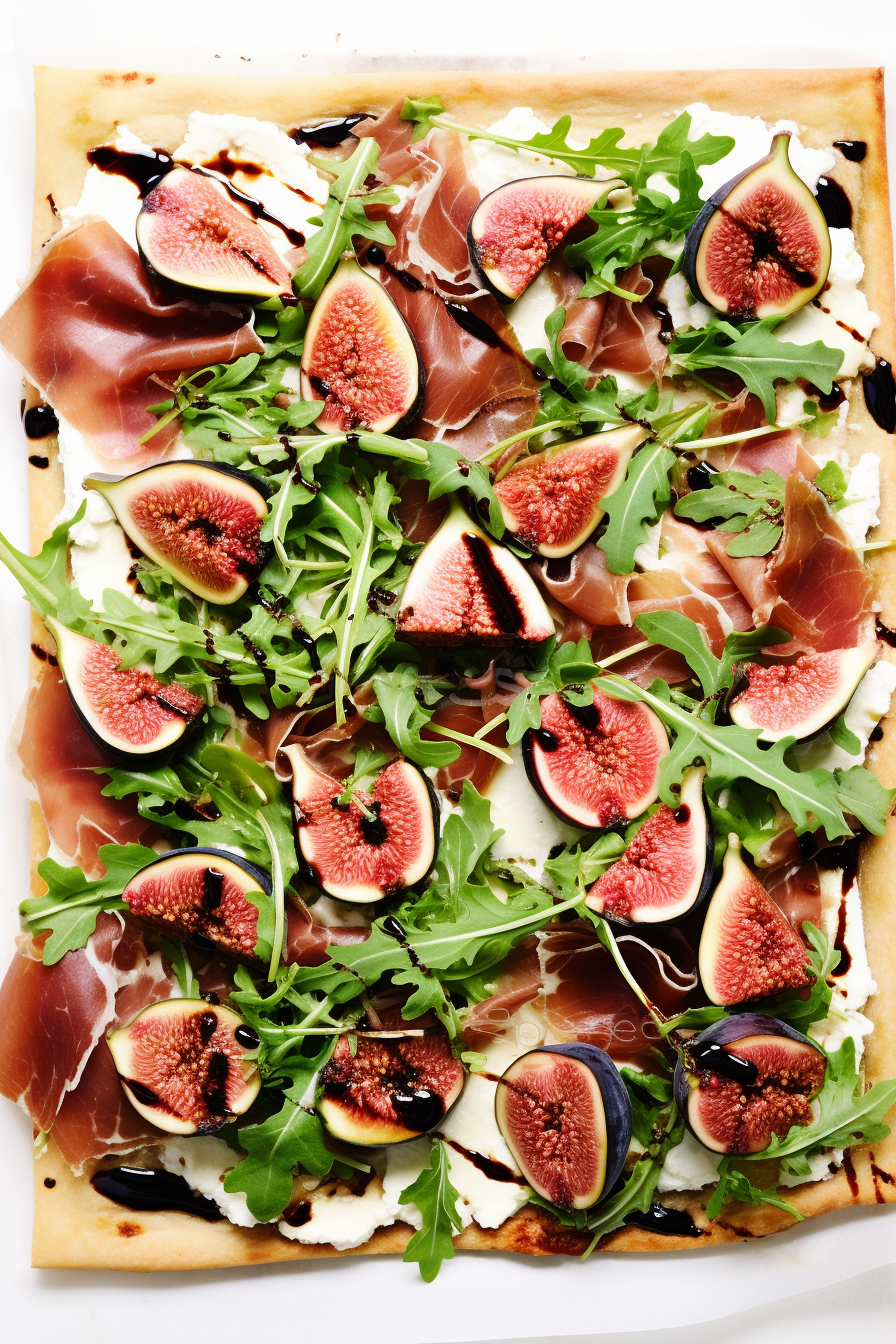 Keto Fig and Prosciutto Flatbread