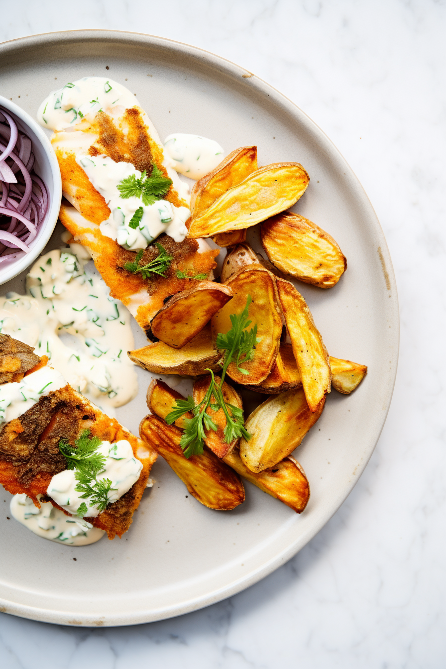 Keto Fish and Chips with Turnip Fries