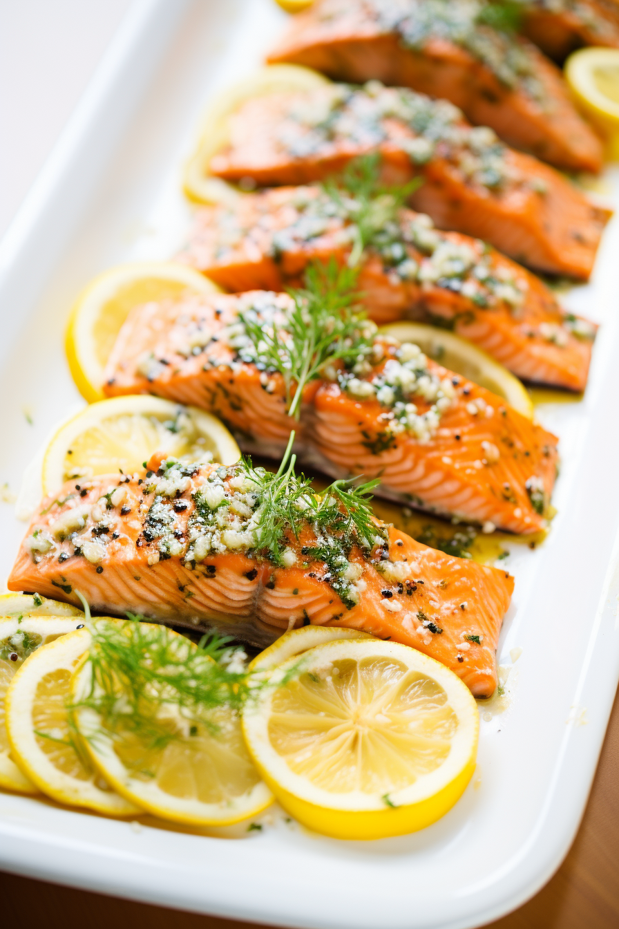Baked Keto Garlic Butter Salmon