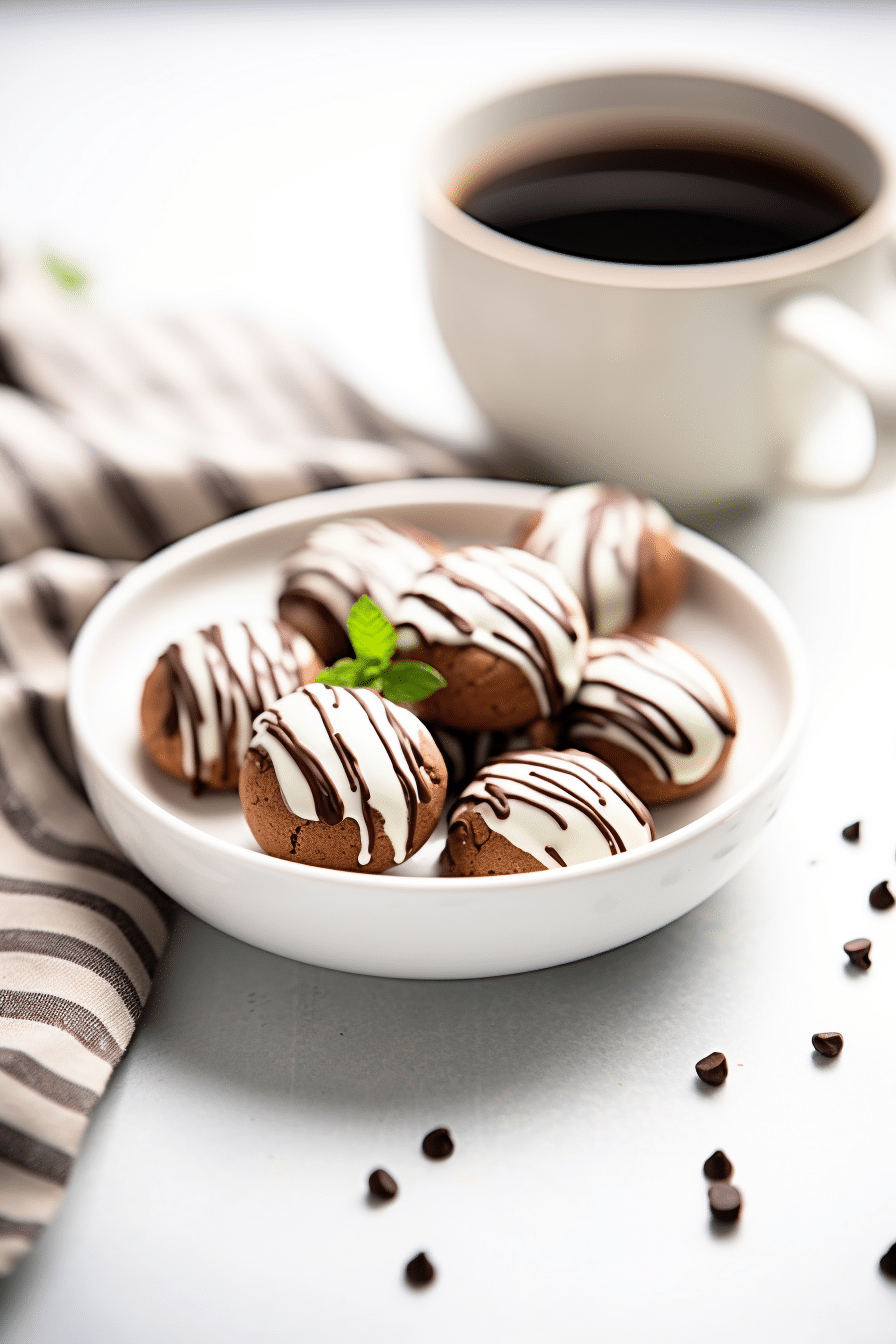Ingredients for Keto Peppermint Mocha Macaroons