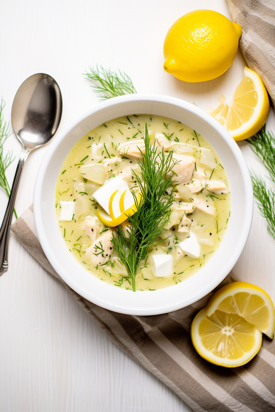 Keto Greek Lemon Chicken Soup