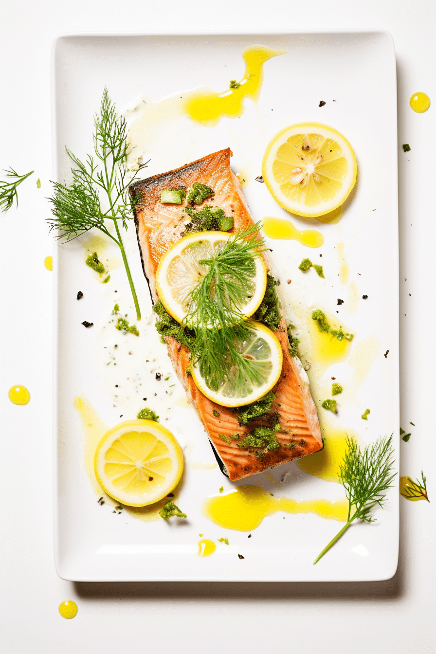 Keto Grilled Salmon Served with Lemon