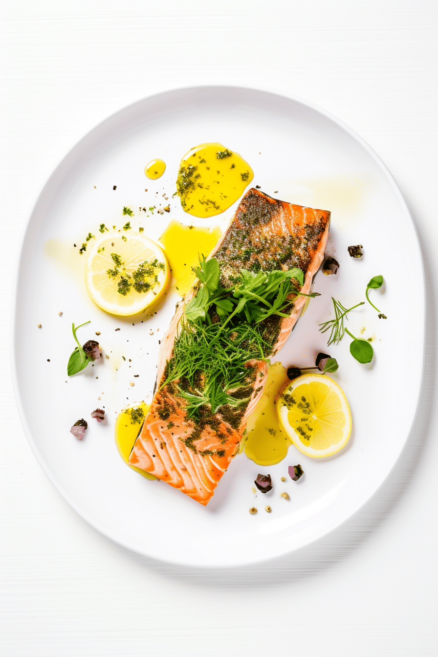Preparing Keto Grilled Salmon