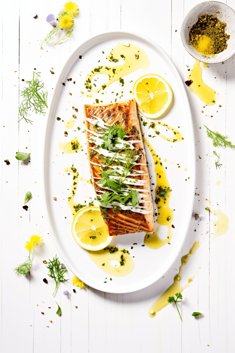 Unveiling Exquisite Keto Grilled Salmon Recipe Served with Aromatic