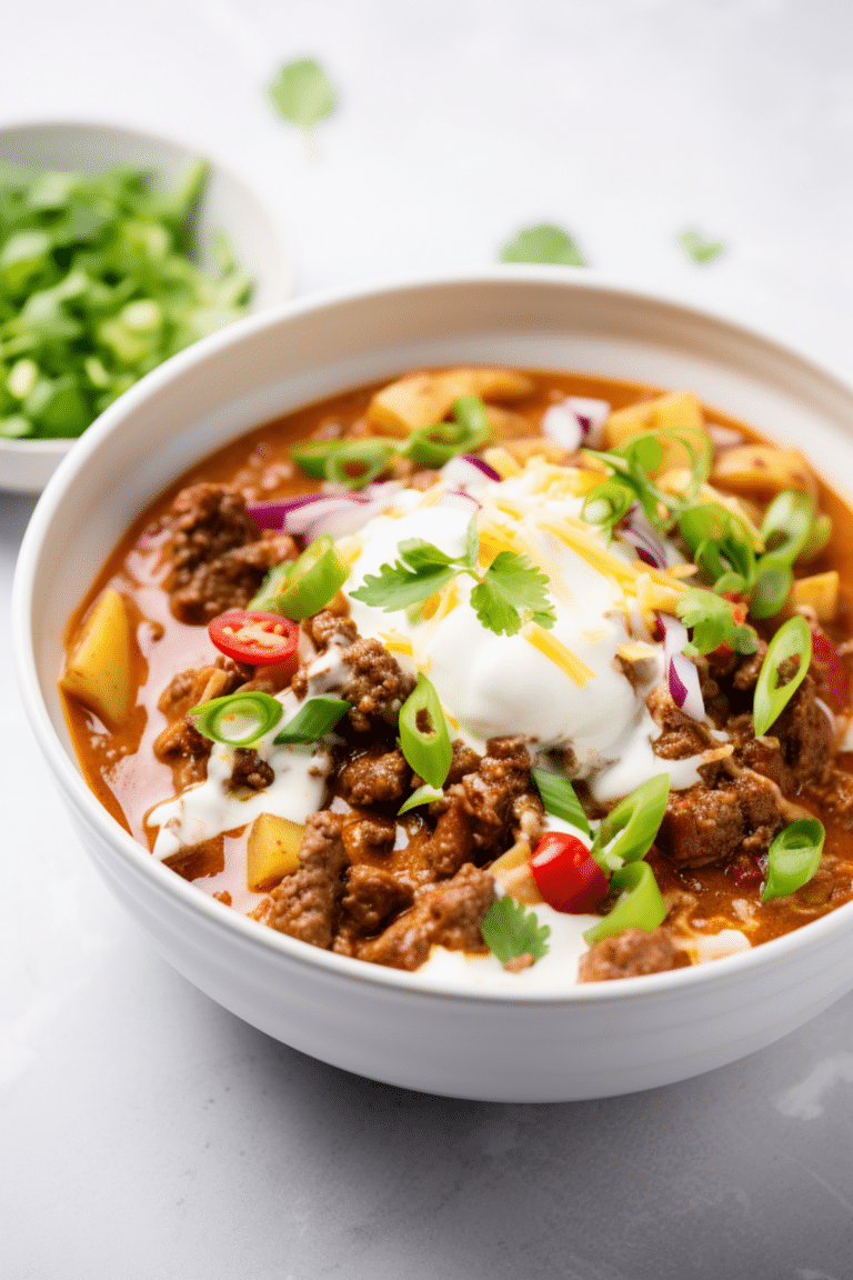 Keto Ground Beef and Chorizo Chili_001