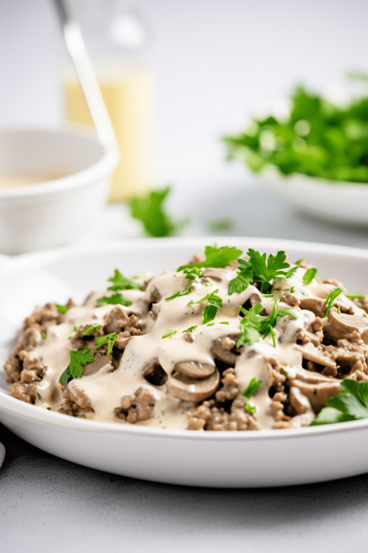 Keto Ground Beef Stroganoff with Cream Cheese_001