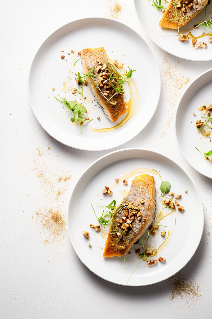 Keto Hazelnut and Chive Crusted Trout Ready to Serve