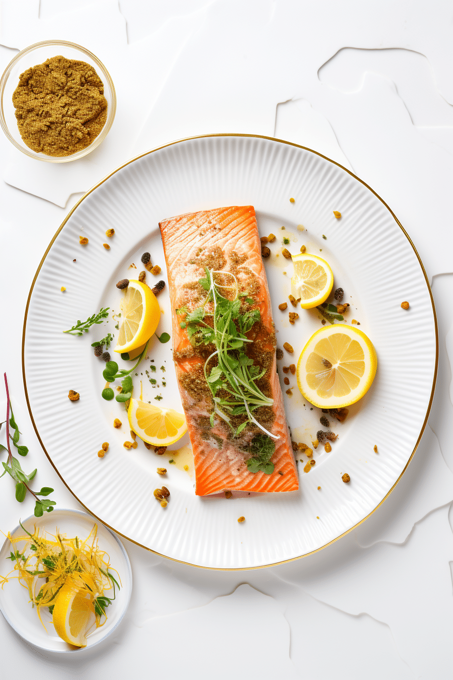 Keto Herb Crusted Salmon Baked