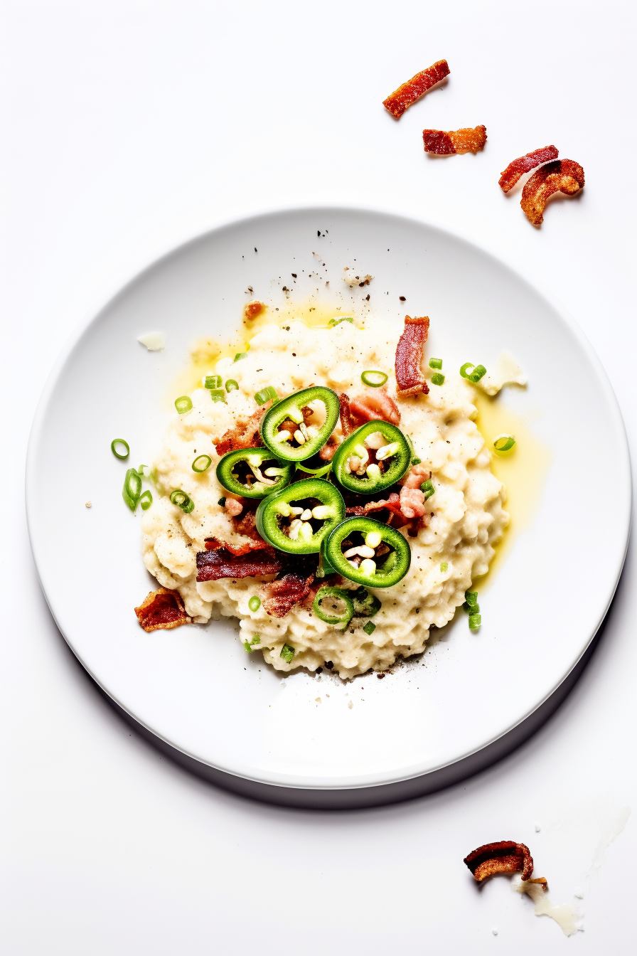 Cooking Keto Jalapeño Popper Cauliflower Risotto