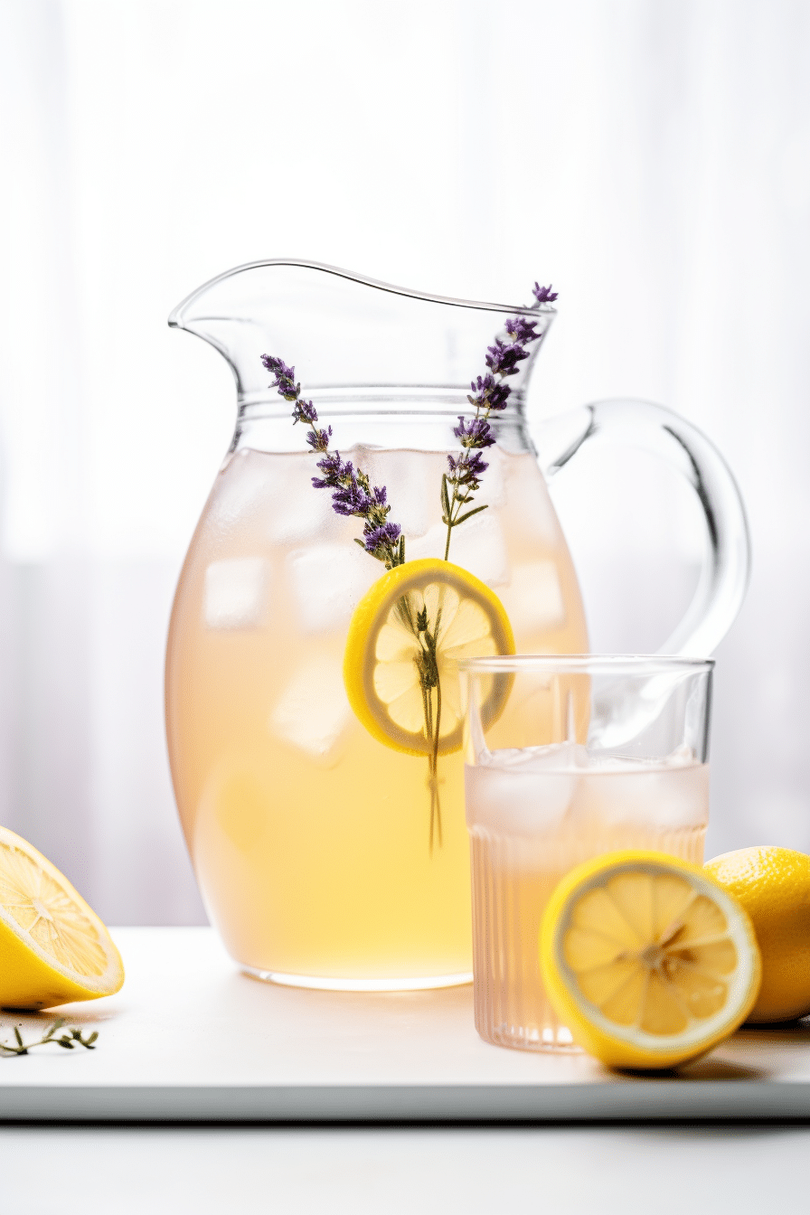 Ingredients for Keto Lavender Lemonade