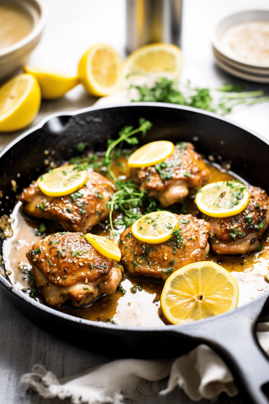 Keto Lemon Butter Chicken Thighs