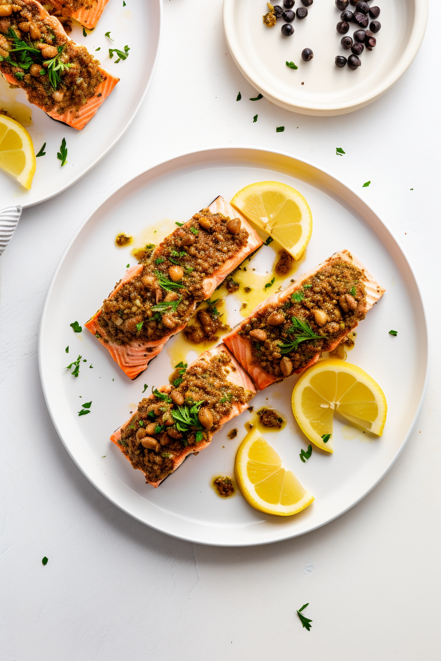 Keto Mediterranean Salmon with Olive Tapenade