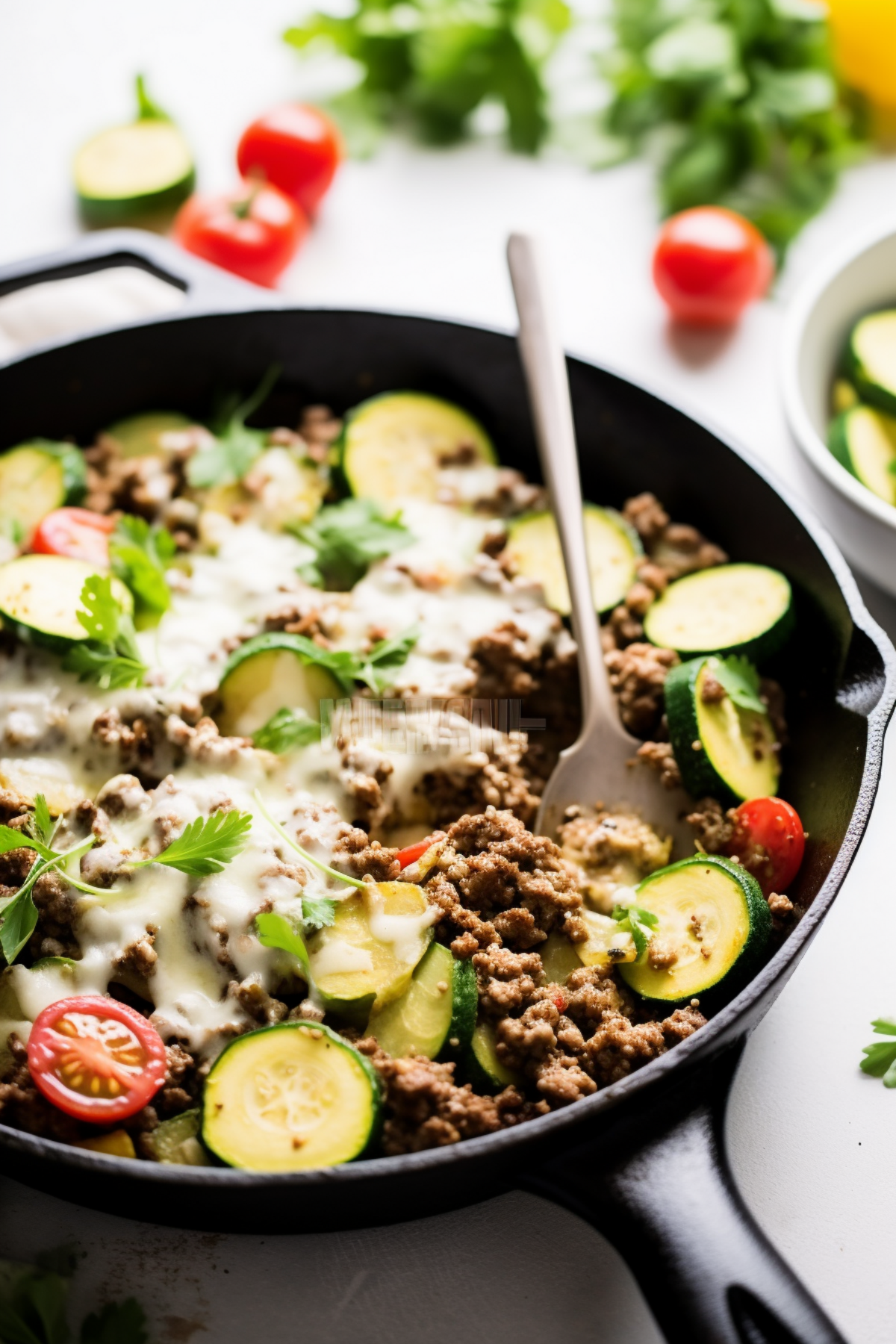 Keto Mexican Zucchini and Ground Beef Skillet_001