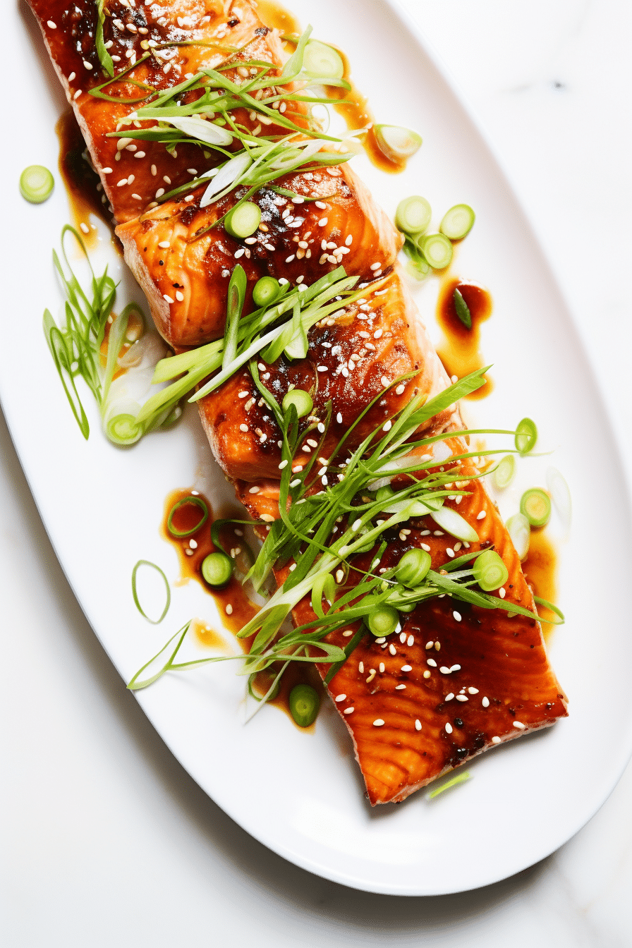 Preparing Keto Miso Glazed Salmon