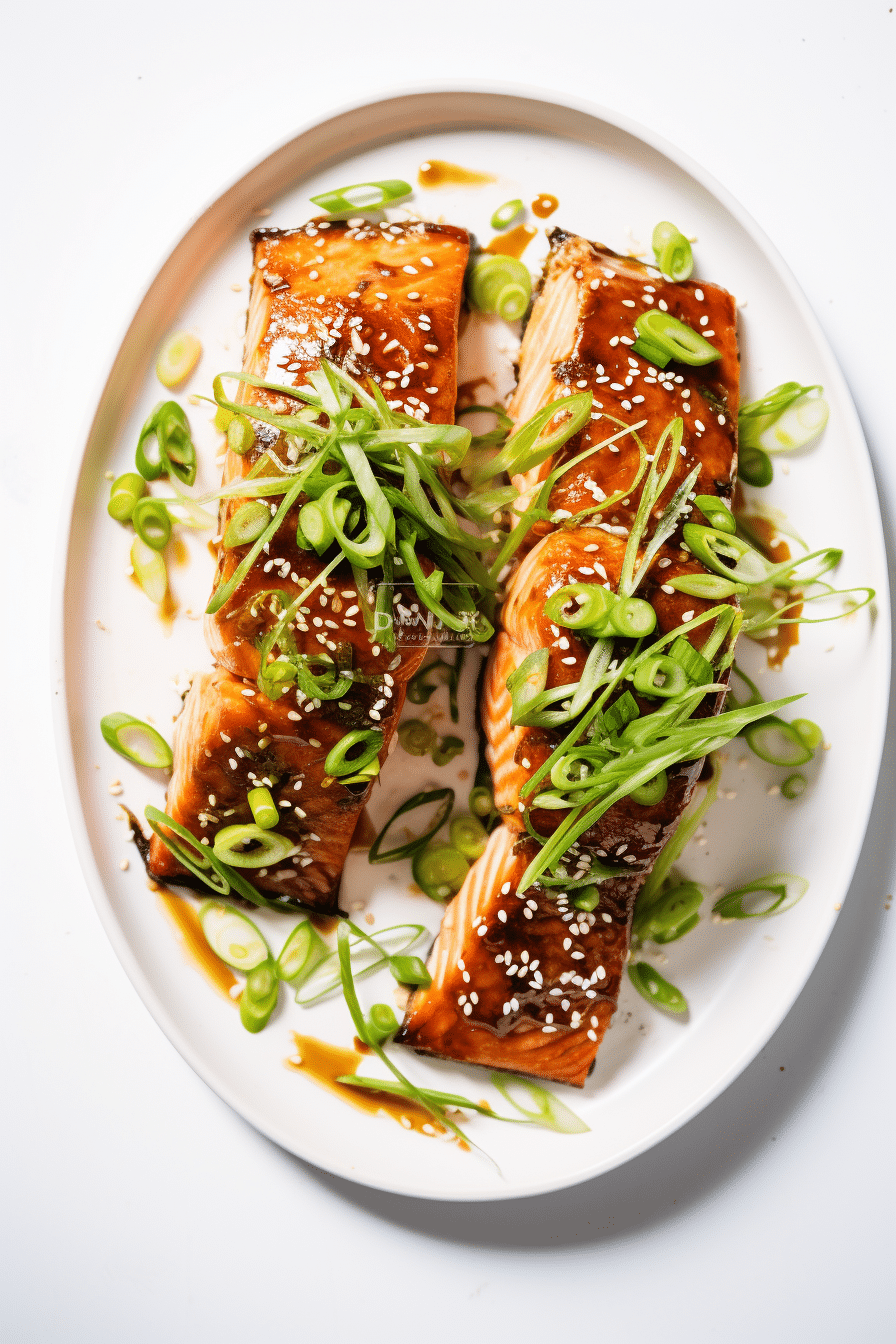 Keto Miso Glazed Salmon