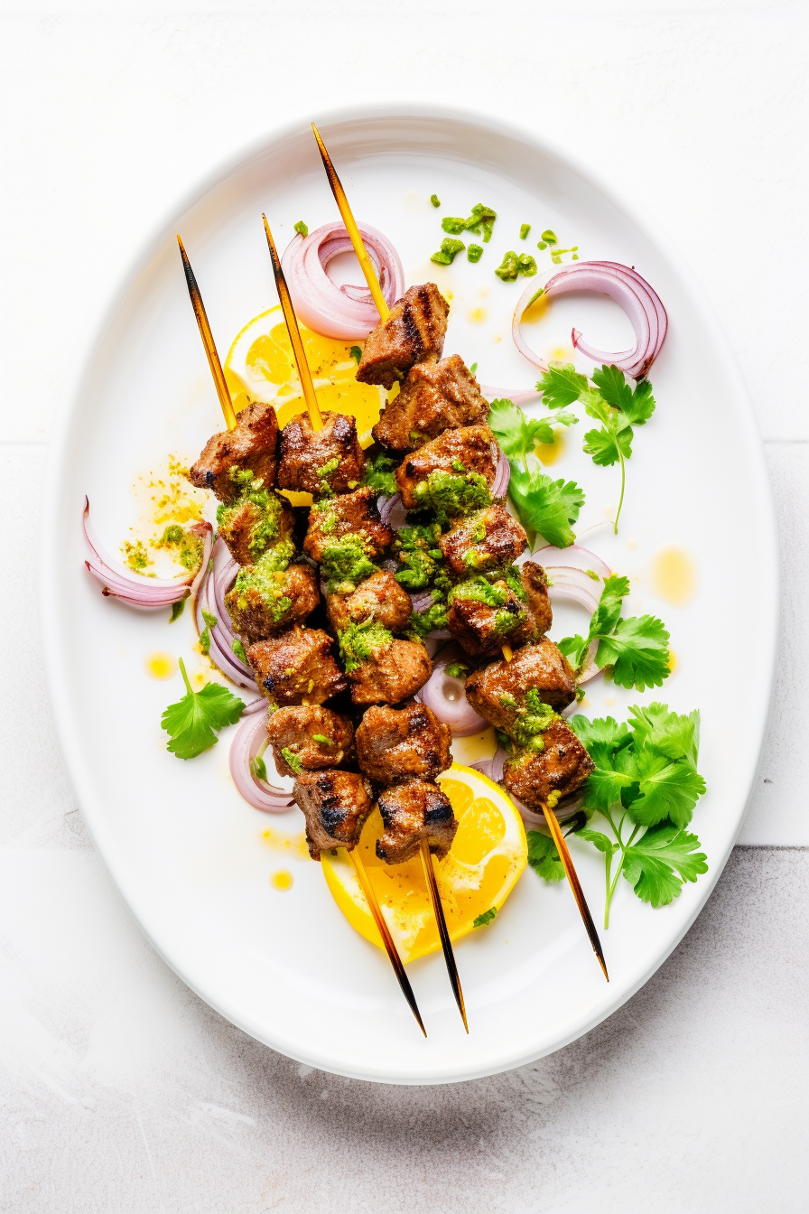 Grilled Keto Moroccan Spiced Chicken Skewers