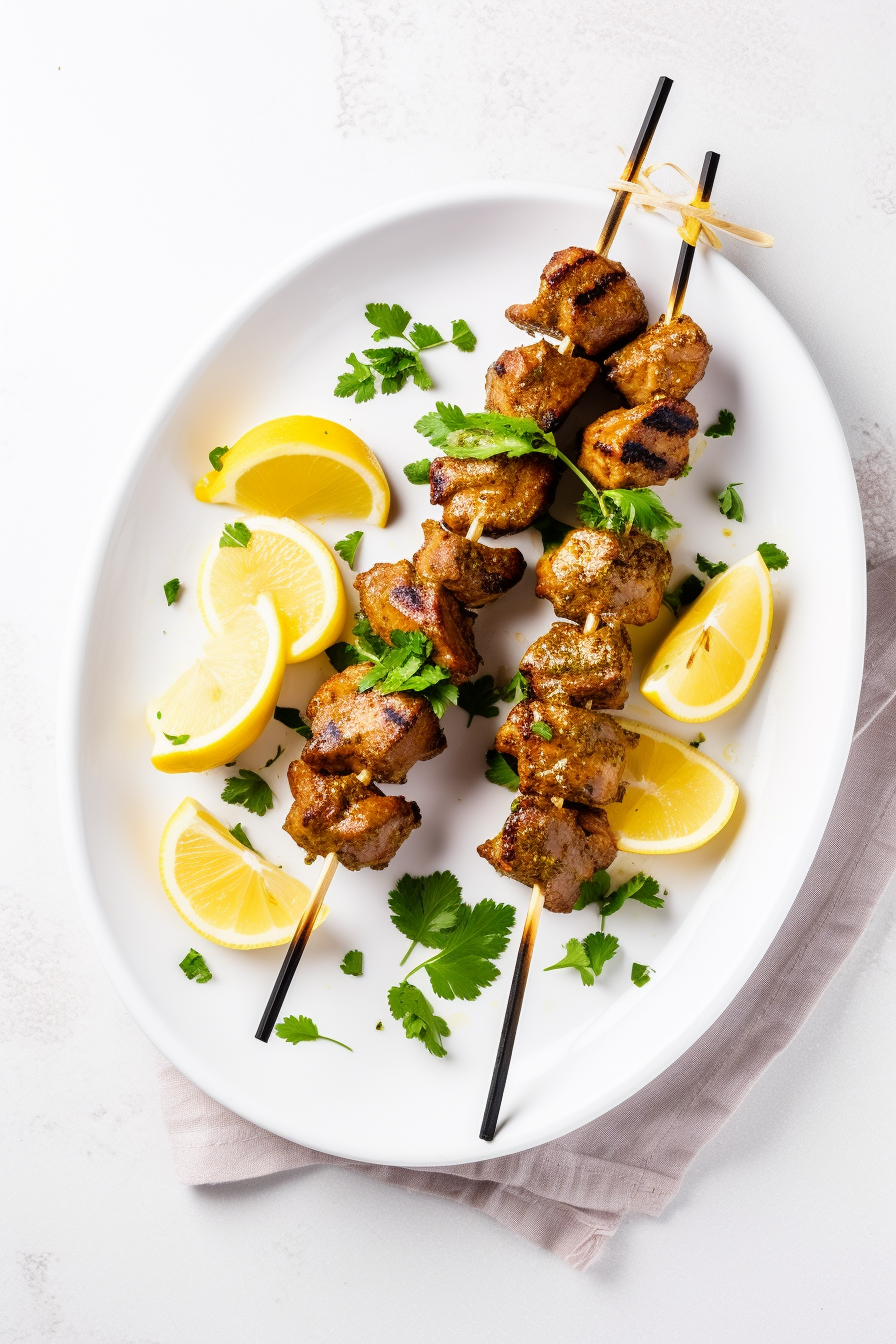 Marinating Keto Moroccan Spiced Chicken