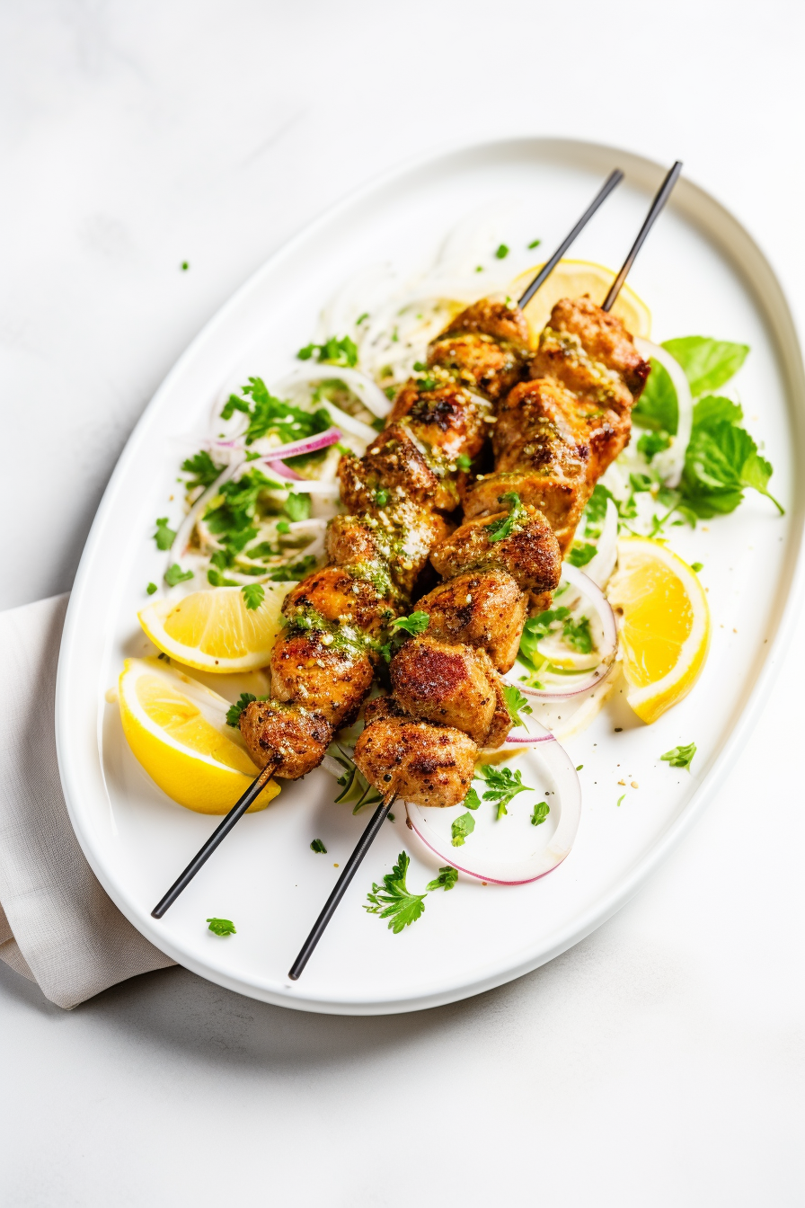 Keto Moroccan Spiced Chicken Skewers