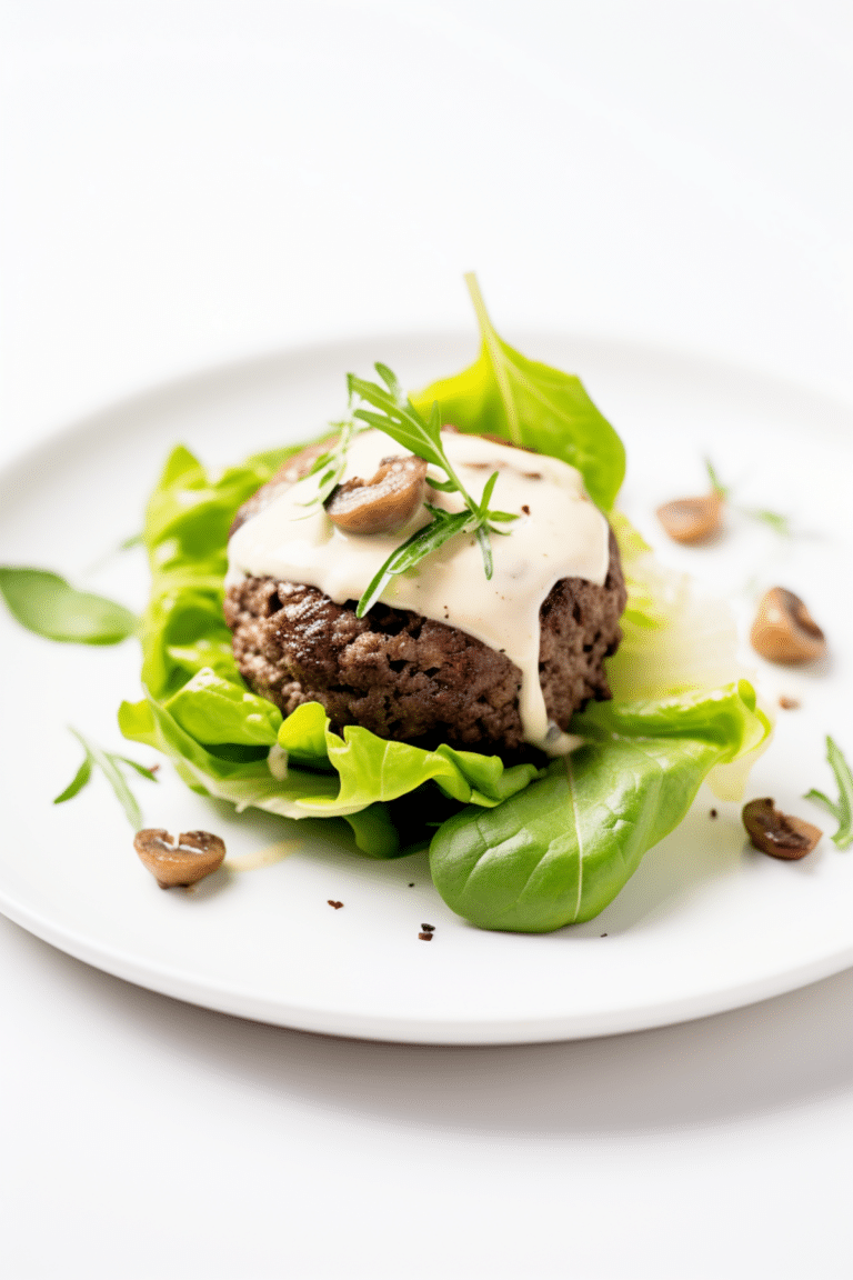 Keto Mushroom and Swiss Stuffed Burgers_001