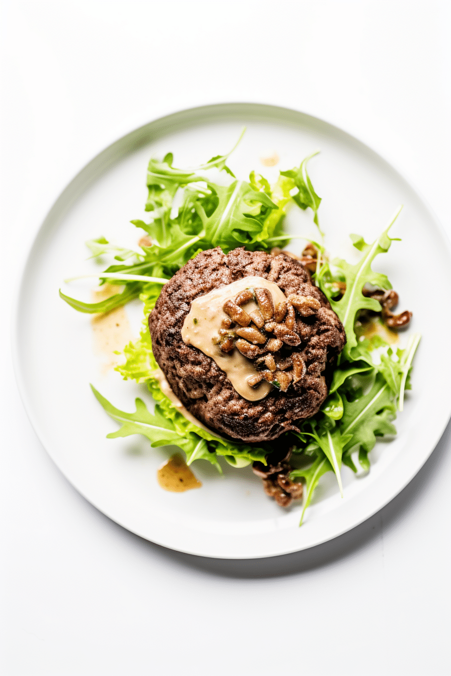 Keto Mushroom and Swiss Stuffed Burgers