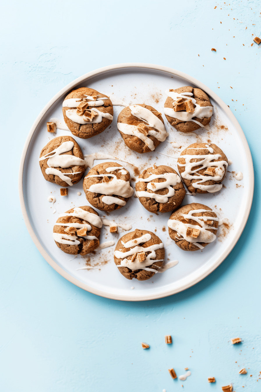Mixing Ingredients for Keto No Bake Cinnamon Swirl Cookies
