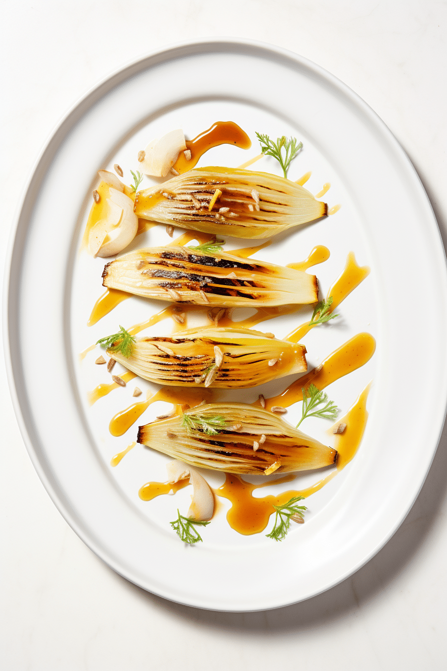Preparing Keto Orange and Anise Braised Endive