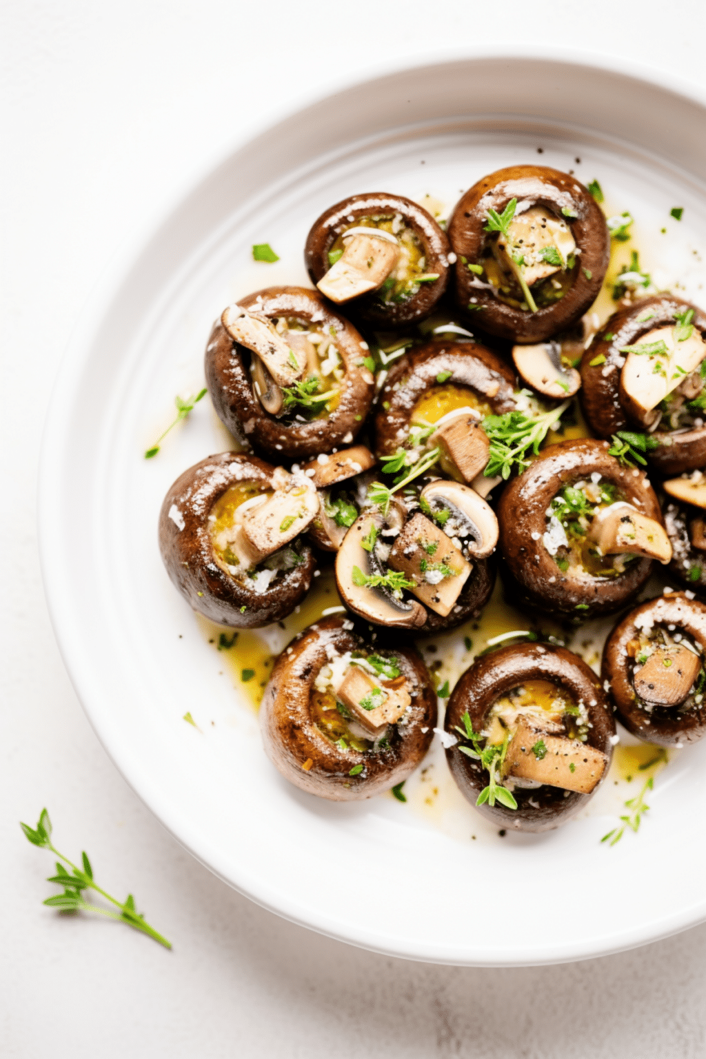 Delicious Keto OvenRoasted Garlic and Herb Mushrooms Recipe for a