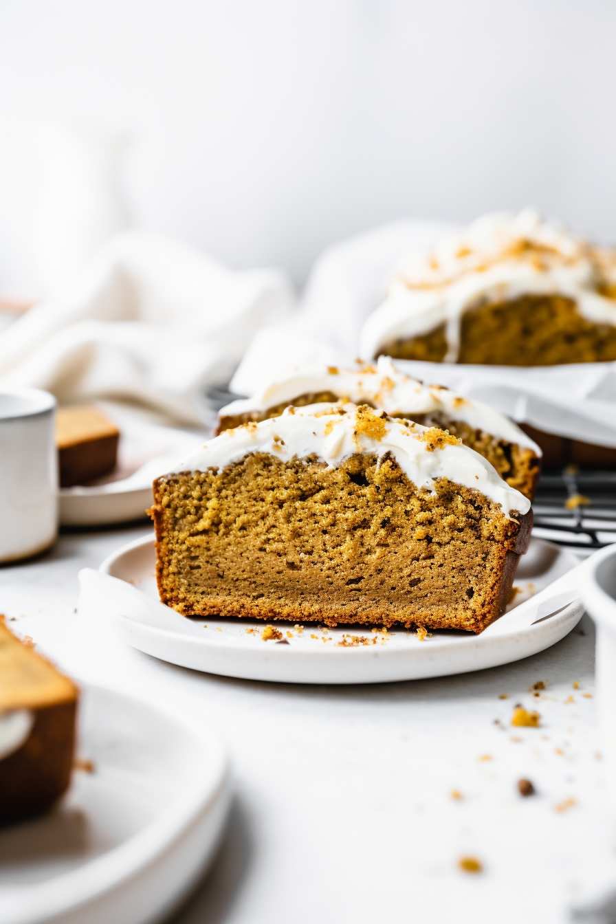 Sliced Keto Pumpkin Spice Bread