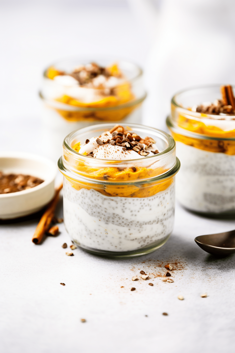 Keto Pumpkin Spice Chia Pudding Ready to Serve
