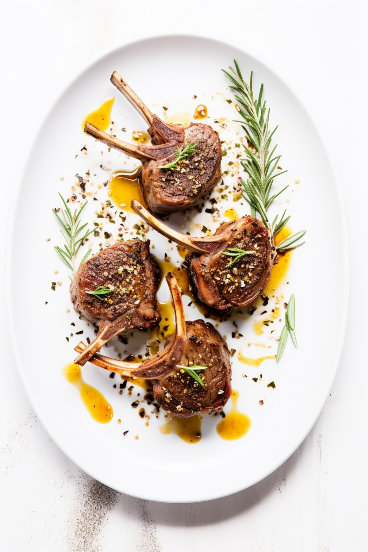 Keto Rosemary and Garlic Infused Lamb Chops_001