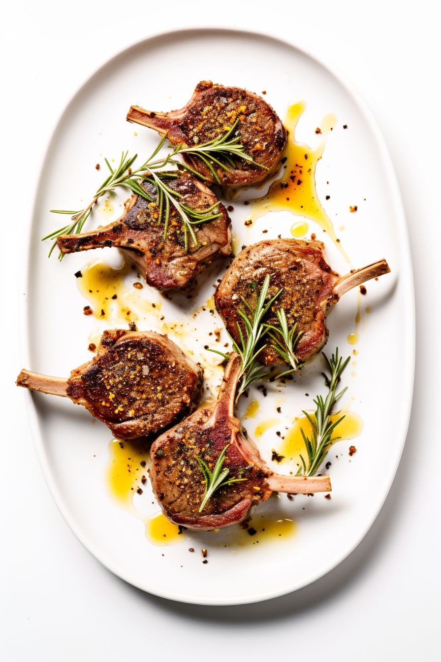 Preparing Keto Rosemary and Garlic Infused Lamb Chops