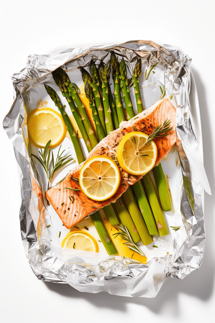 Keto Salmon and Asparagus Foil Packets