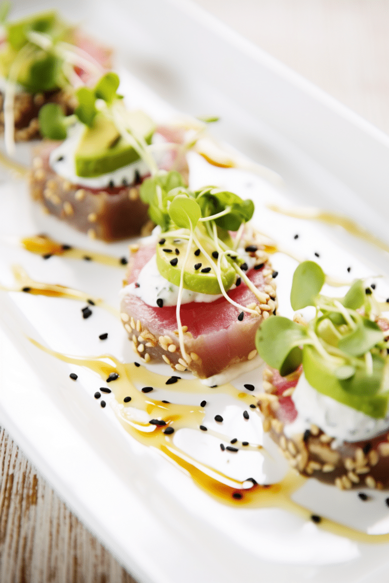 "Savour the Flavours Keto Seared Tuna with Wasabi Aioli A Healthy