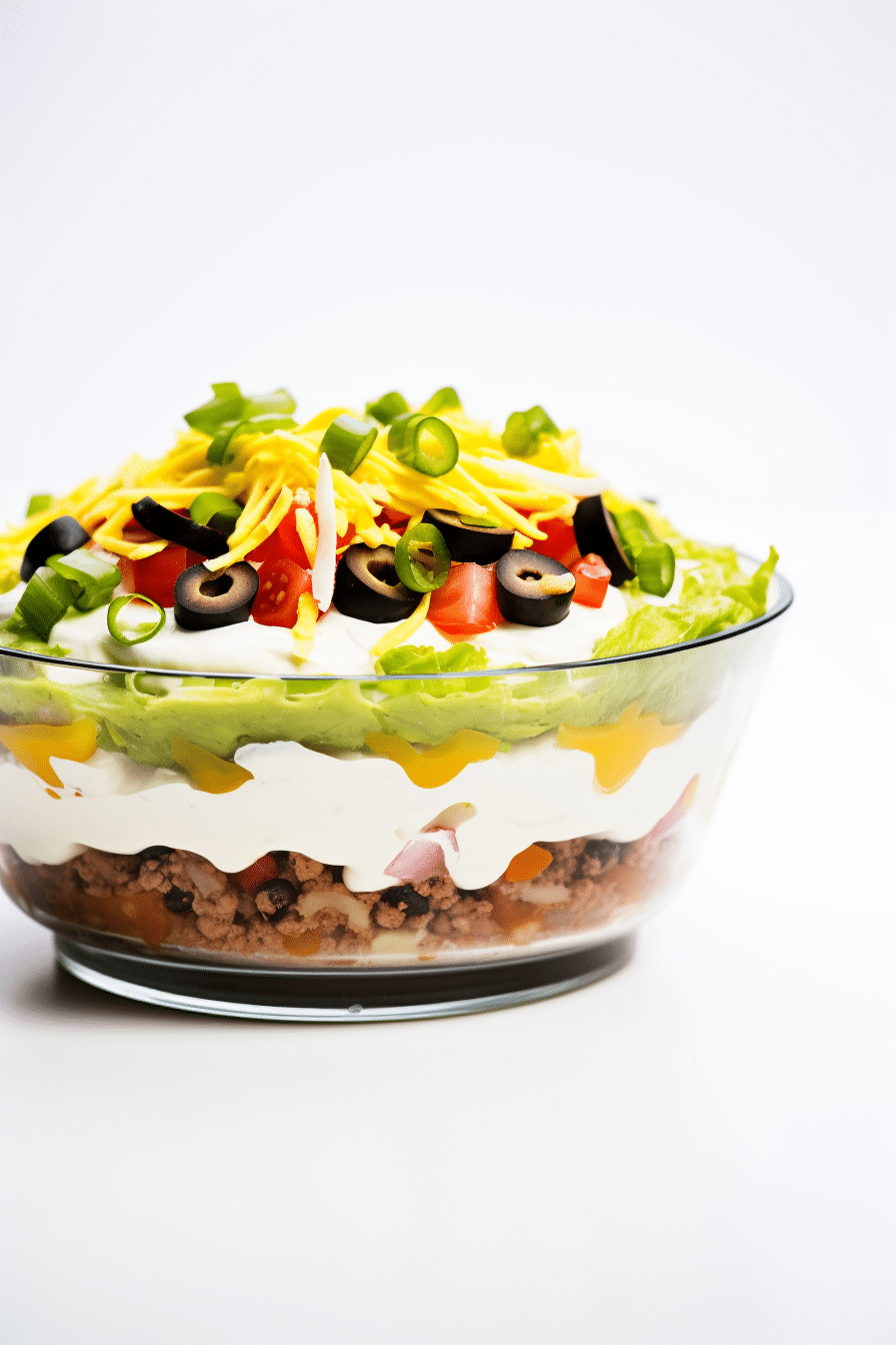 Keto Seven-Layer Taco Dip