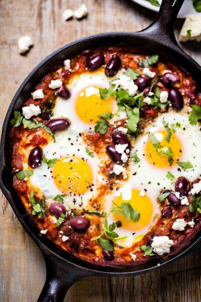 Keto Shakshuka with Feta and Olives_001