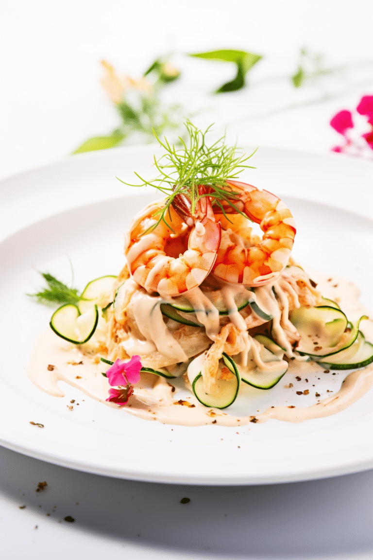 Keto Shrimp Alfredo with Konjac Noodles_001