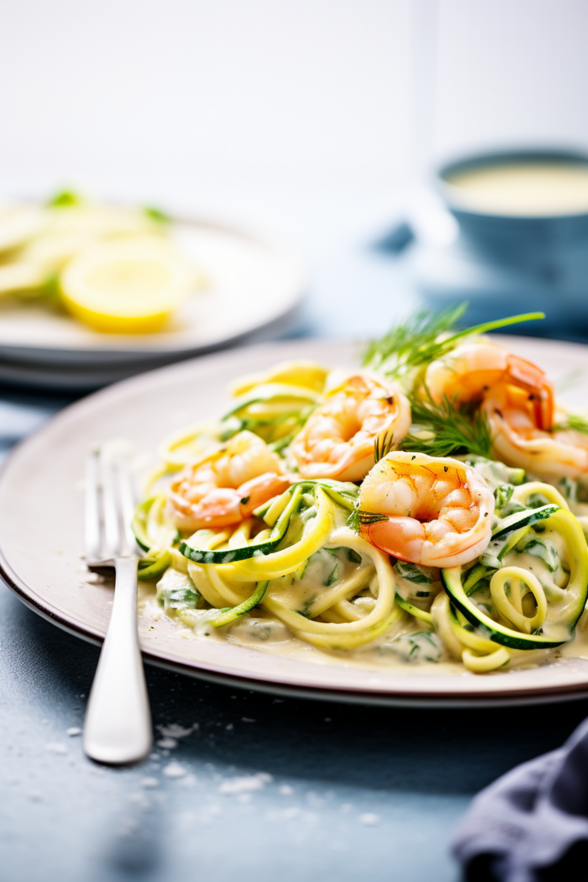 Keto Shrimp Alfredo with Zoodles_001