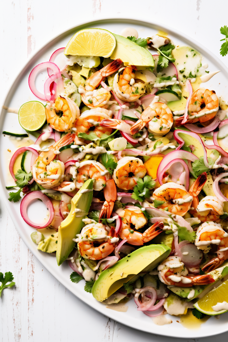 Keto Shrimp and Avocado Salad