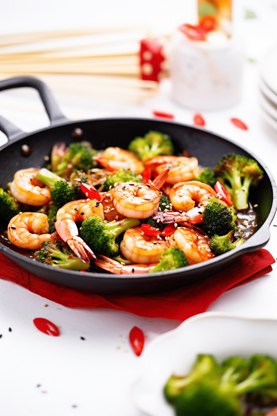 Keto Shrimp and Broccoli Stir-Fry