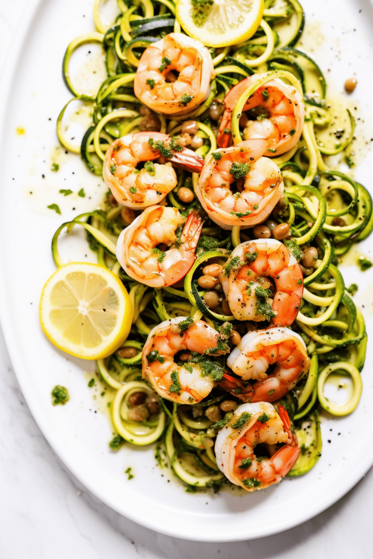 Keto Shrimp Piccata with Zoodles_001