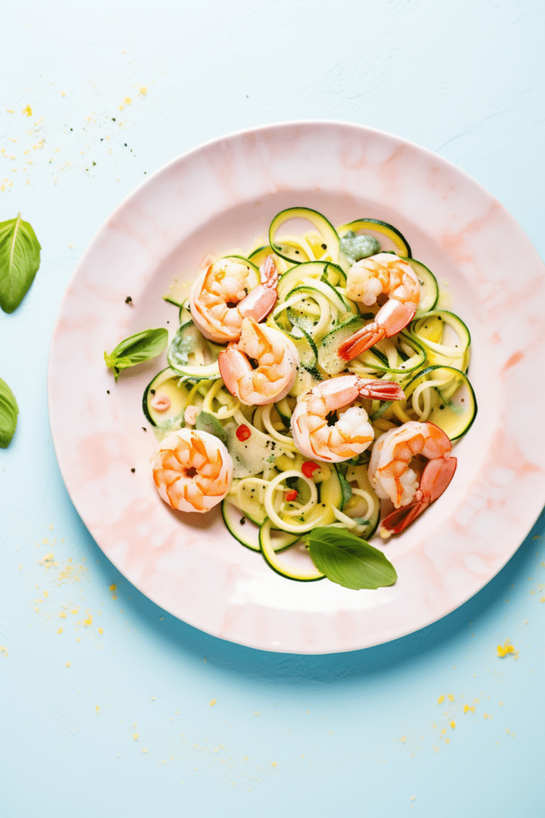 Keto Shrimp Scampi with Zucchini Noodles_001