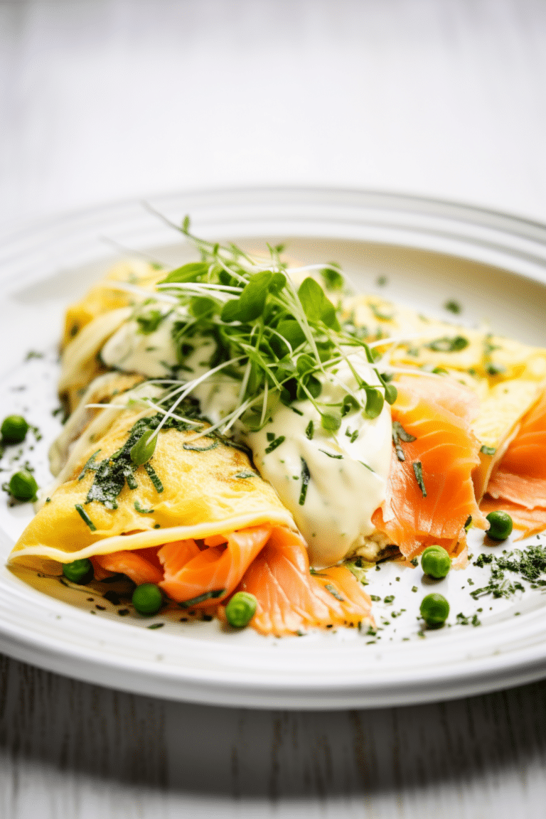 Keto Smoked Salmon and Cream Cheese Omelette_001